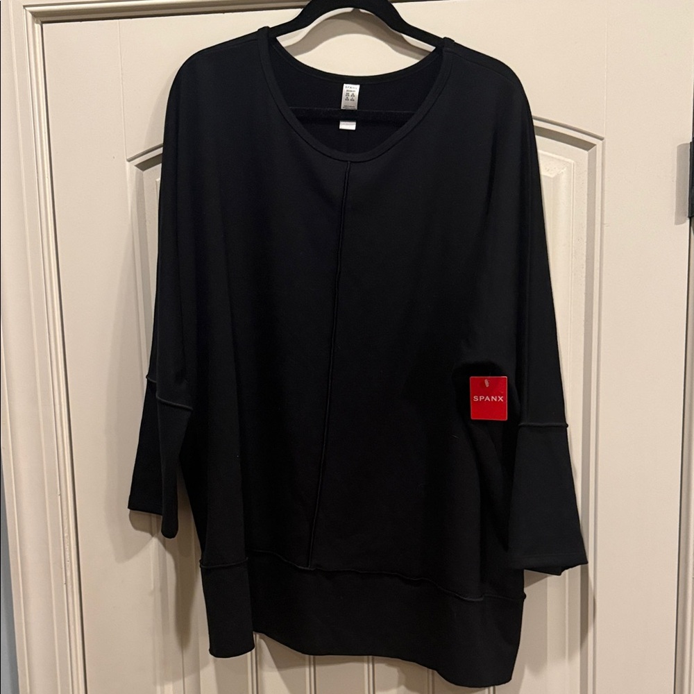 SPANX Black Relaxed Fit Top